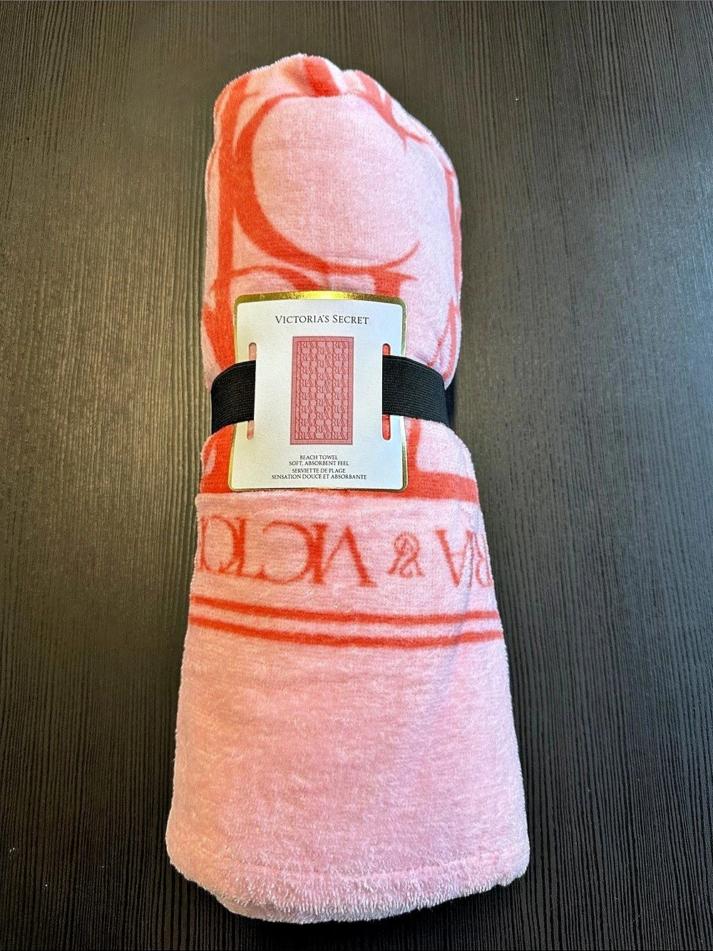 Victoria's Secret Cozy Robe Pink & Red NWT
